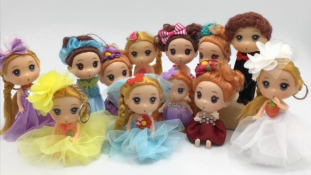 Ddung Dolls Lot of 12 Unique Keychains Backpack Charms Ornaments 4–5" Surprise